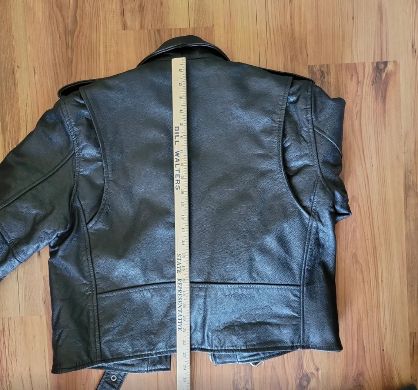 Women’s Z1R Apparel Black Leather Motorcycle Jacket Size 12 image indicator(10)