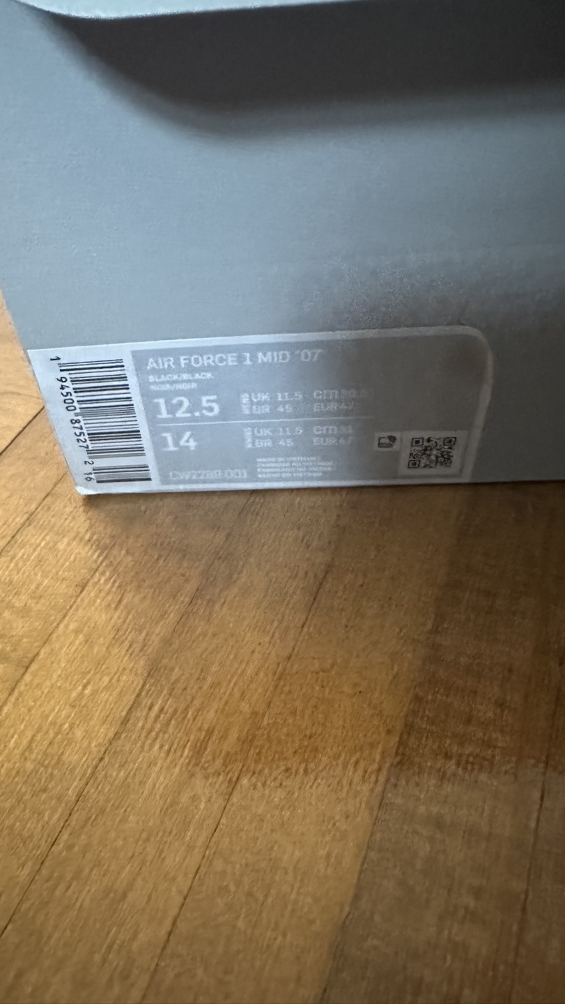 Nike Air Force 1 Mid '07 Men's Shoes - Size 12.5 - photo 5