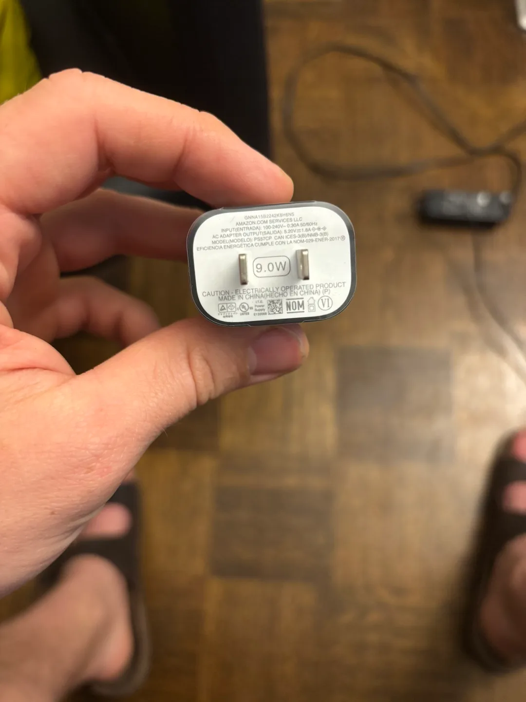 Amazon 9W Micro USB Power Adapter with Cable image indicator(5)