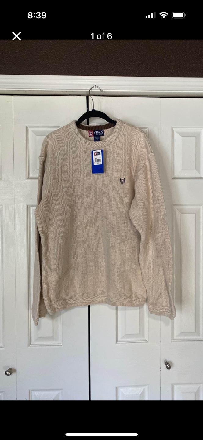 Chaps Knit Crew Neck Sweater