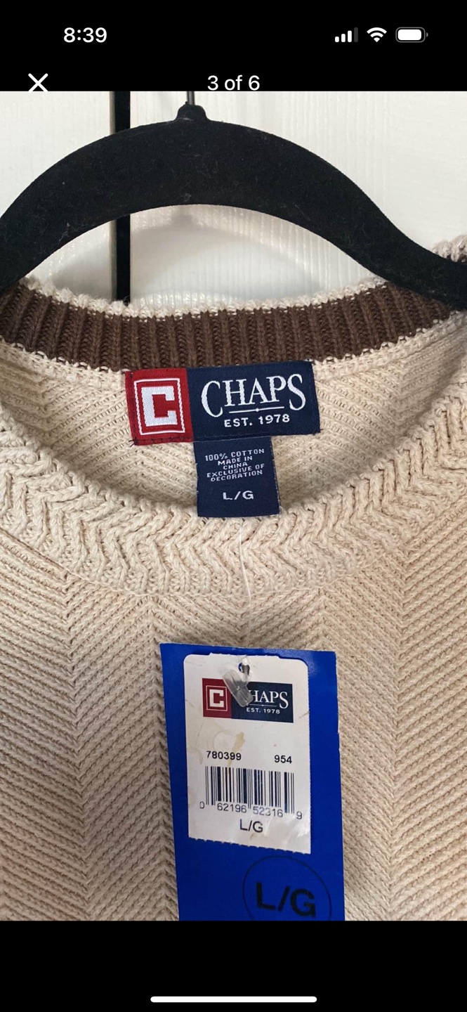 Chaps Knit Crew Neck Sweater - photo 3