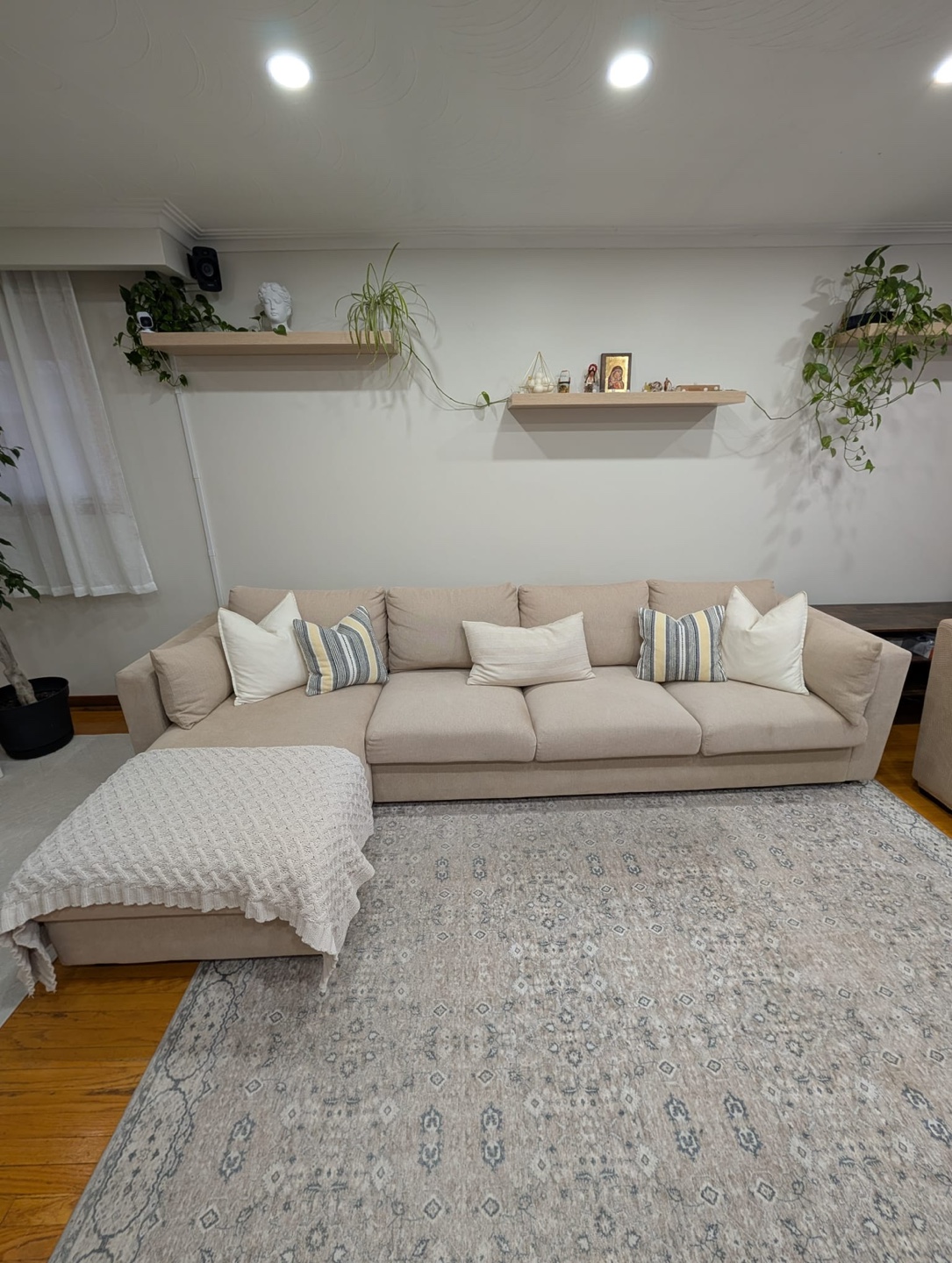 IKEA Finnala Sectional Sofa - Tallmyra Beige