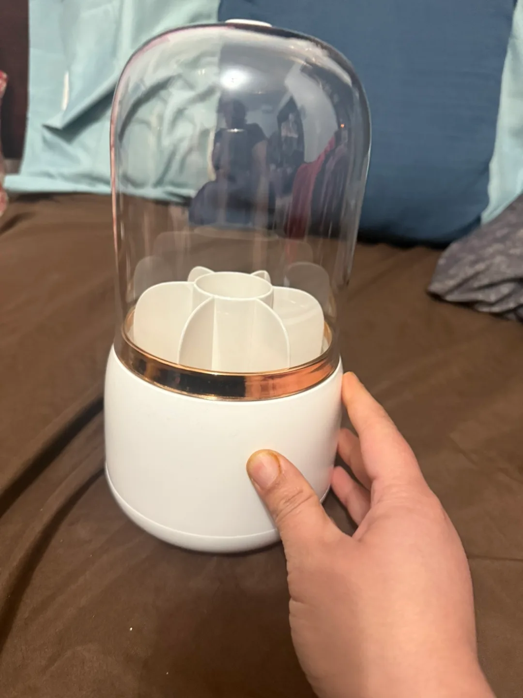 Makeup Brush Holder Organizer with Cover image indicator(2)