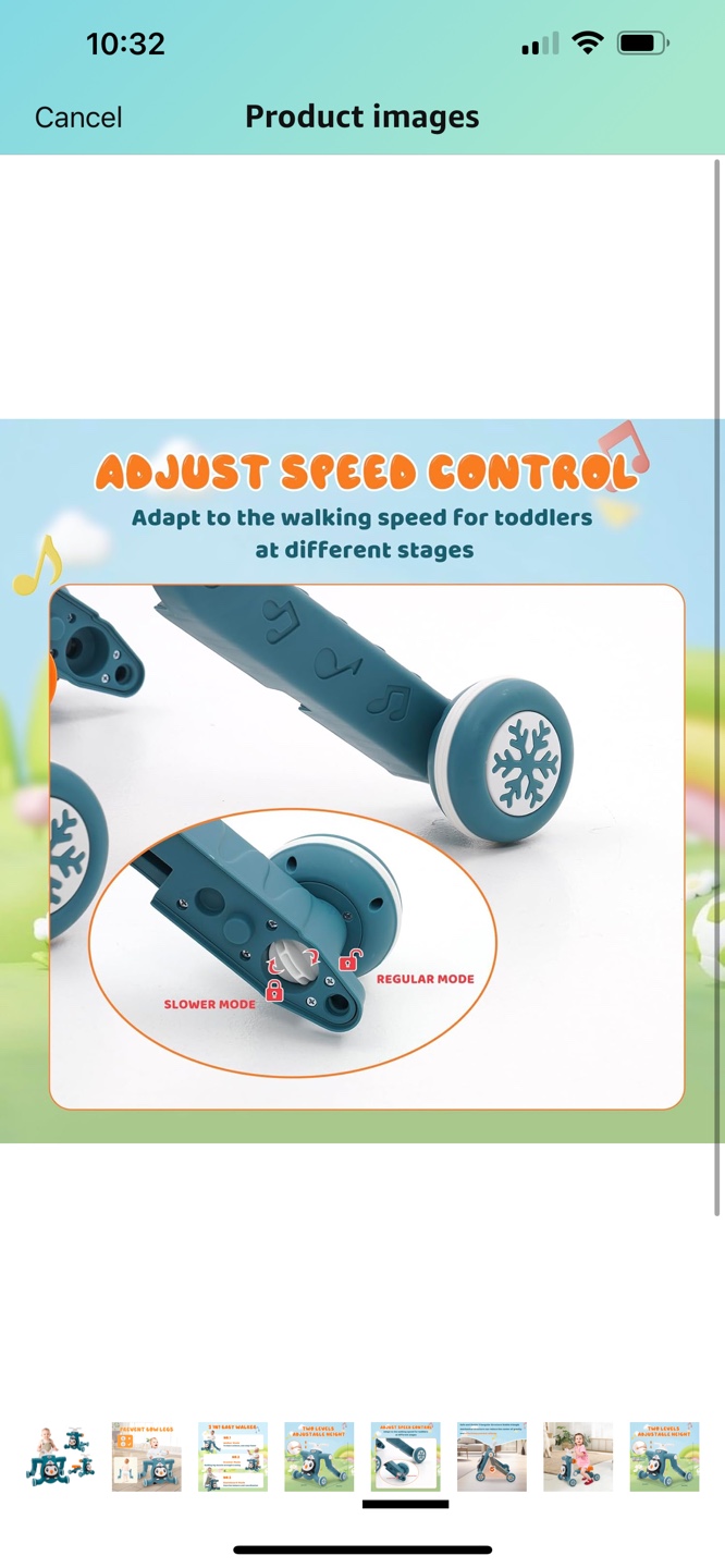 3 in 1 Kids Penguin Ride-on walker with music - photo 5