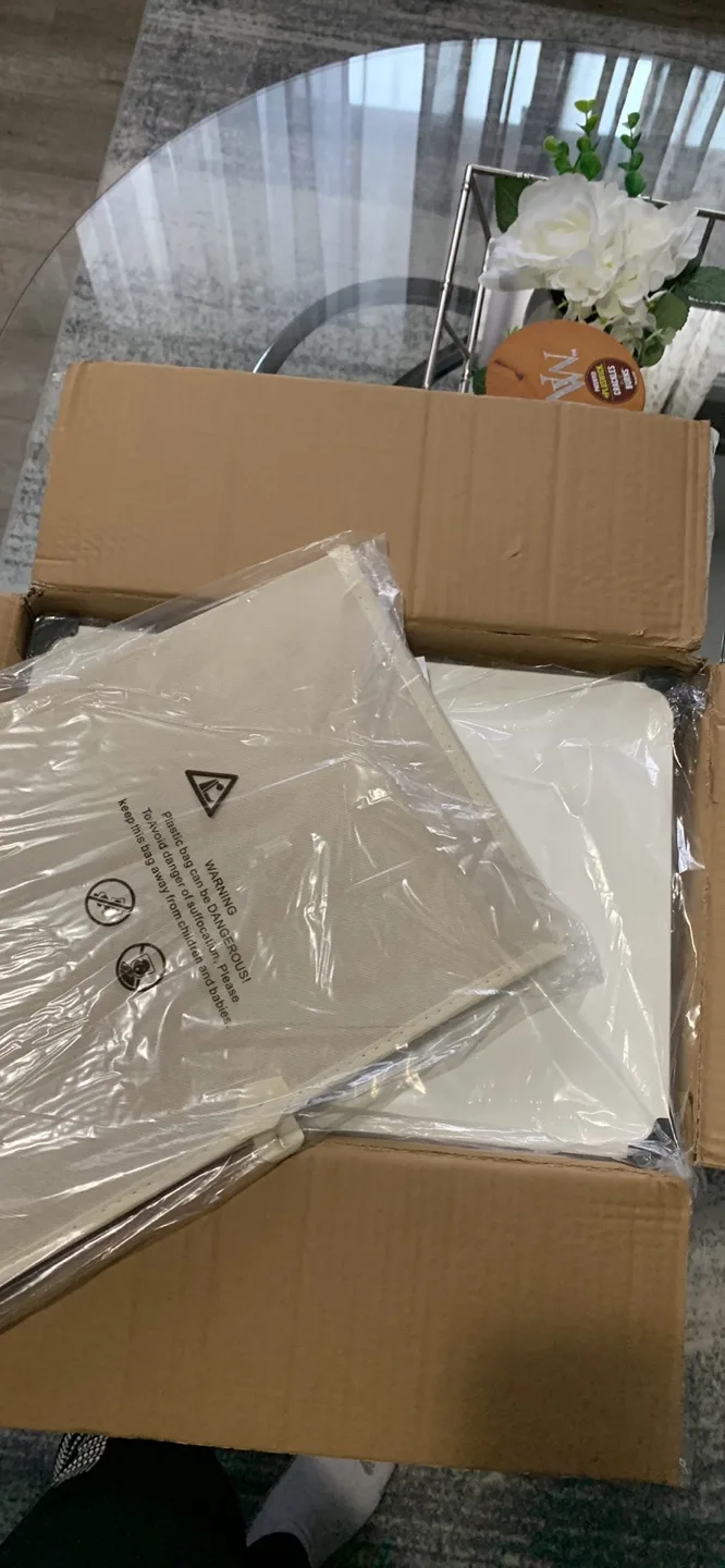 Four-Drawer Storage Tower - White & Gold image indicator(6)