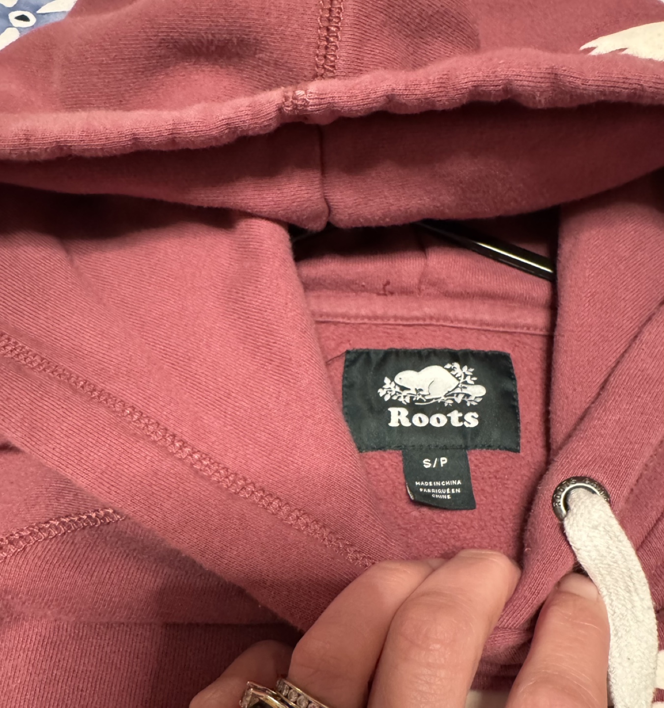Roots Maroon Hoodie Size Small - photo 2