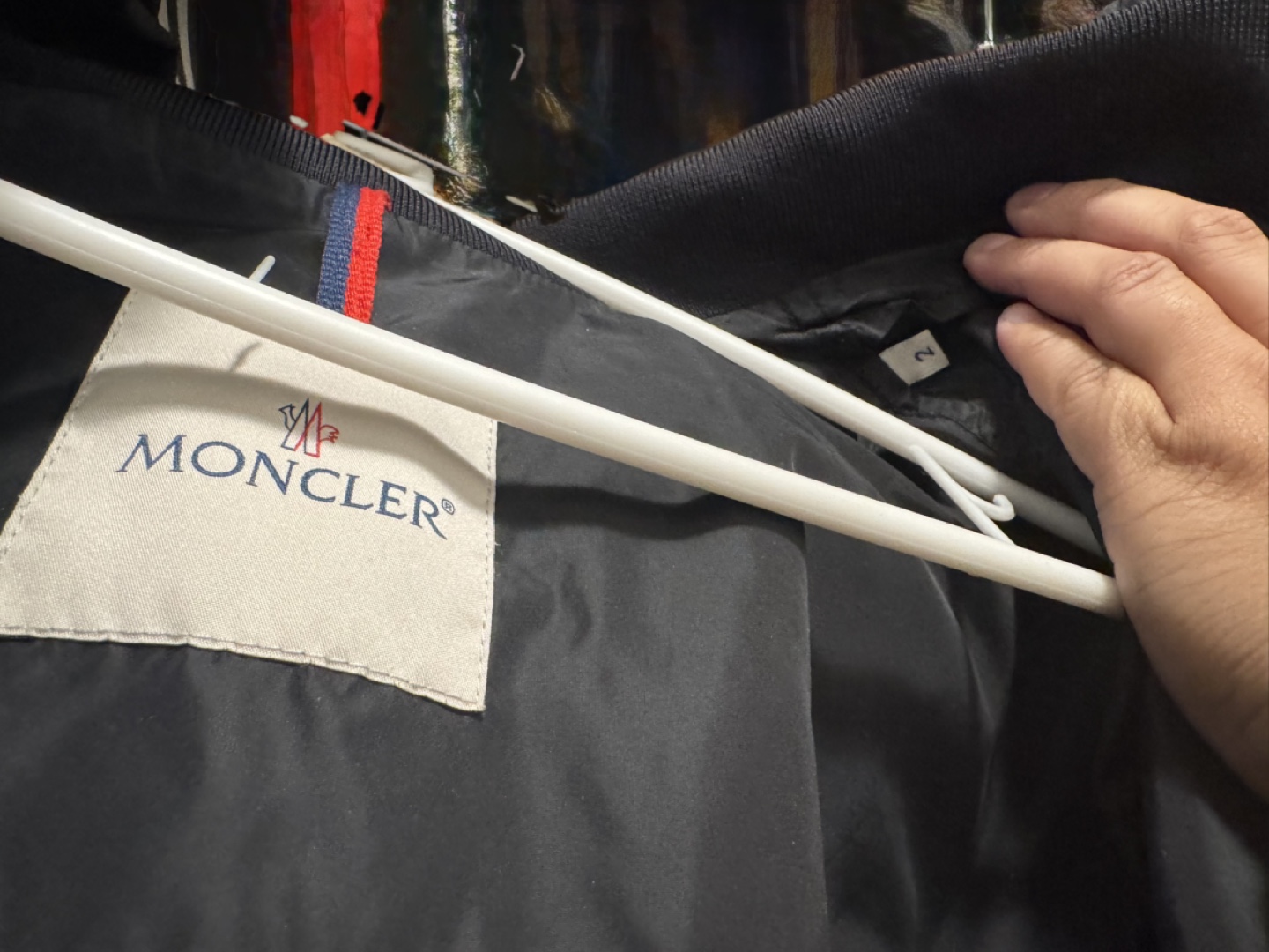 Men's Moncler Black Jacket Size 2 - photo 2