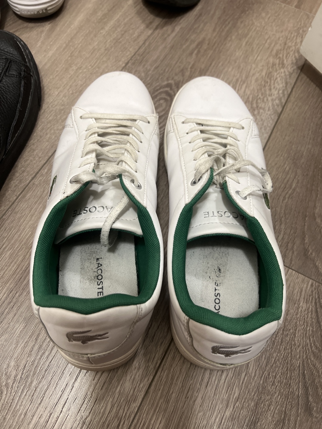 Lacoste White Leather Sneakers