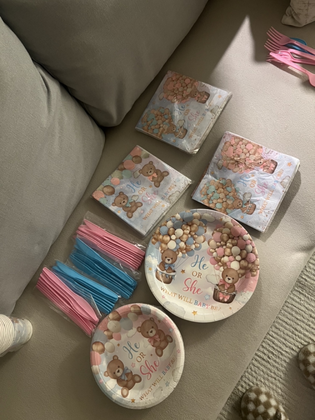 Gender Reveal Party Banner & Supplies - photo 4