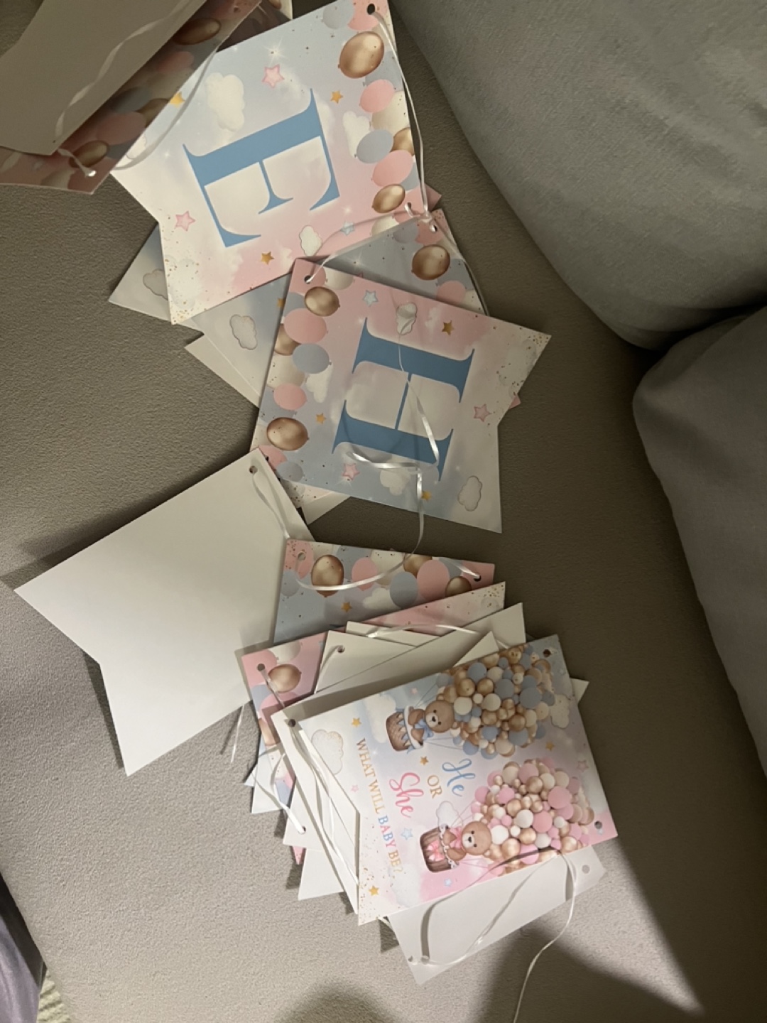 Gender Reveal Party Banner & Supplies - photo 2