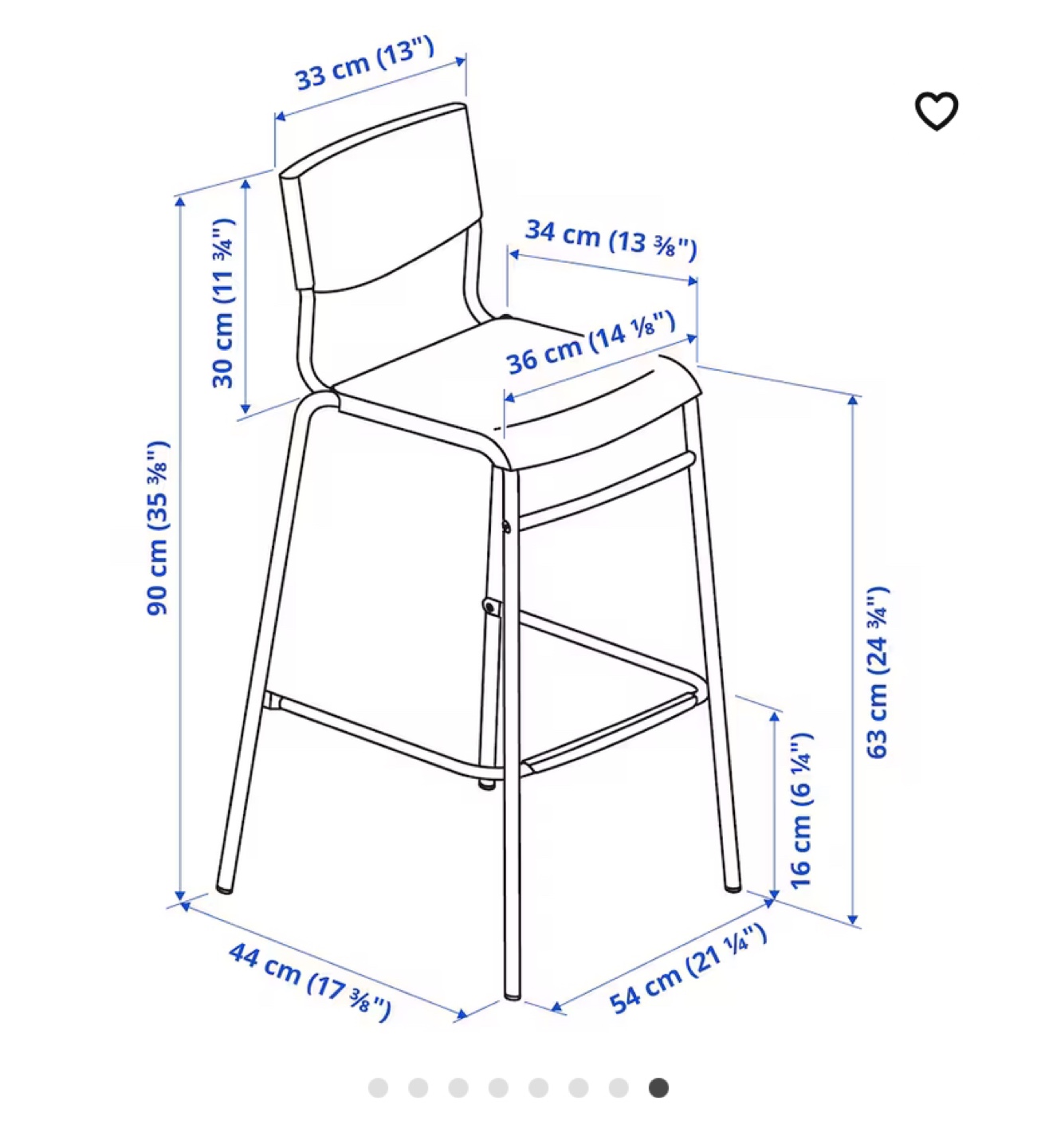 IKEA STIG Bar Stools - Set of Three - photo 4