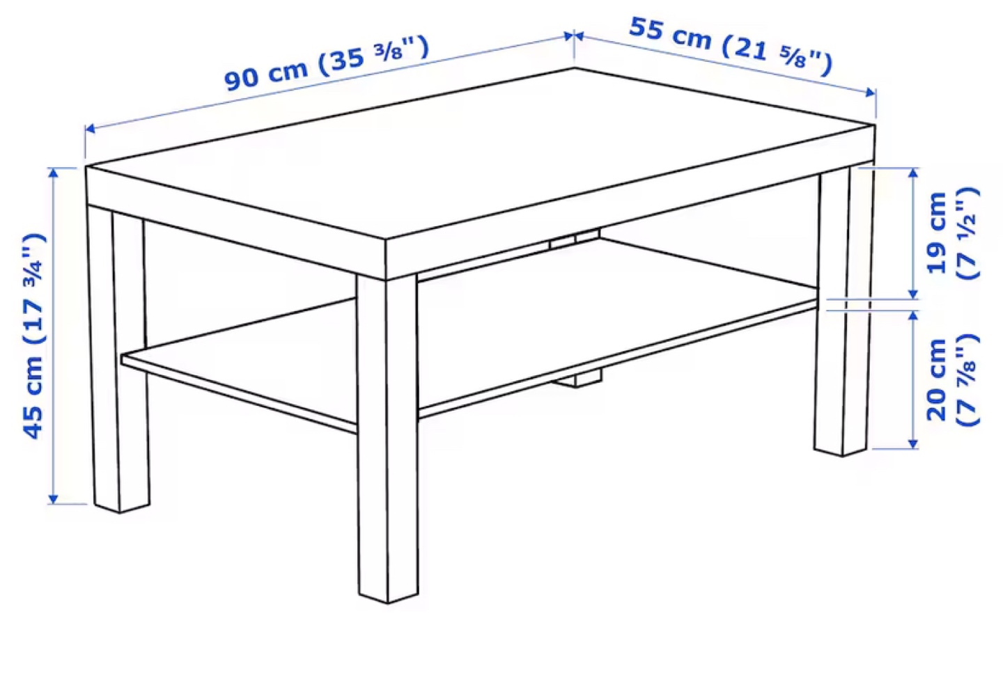 IKEA LACK Coffee Table - Black-Brown - photo 4