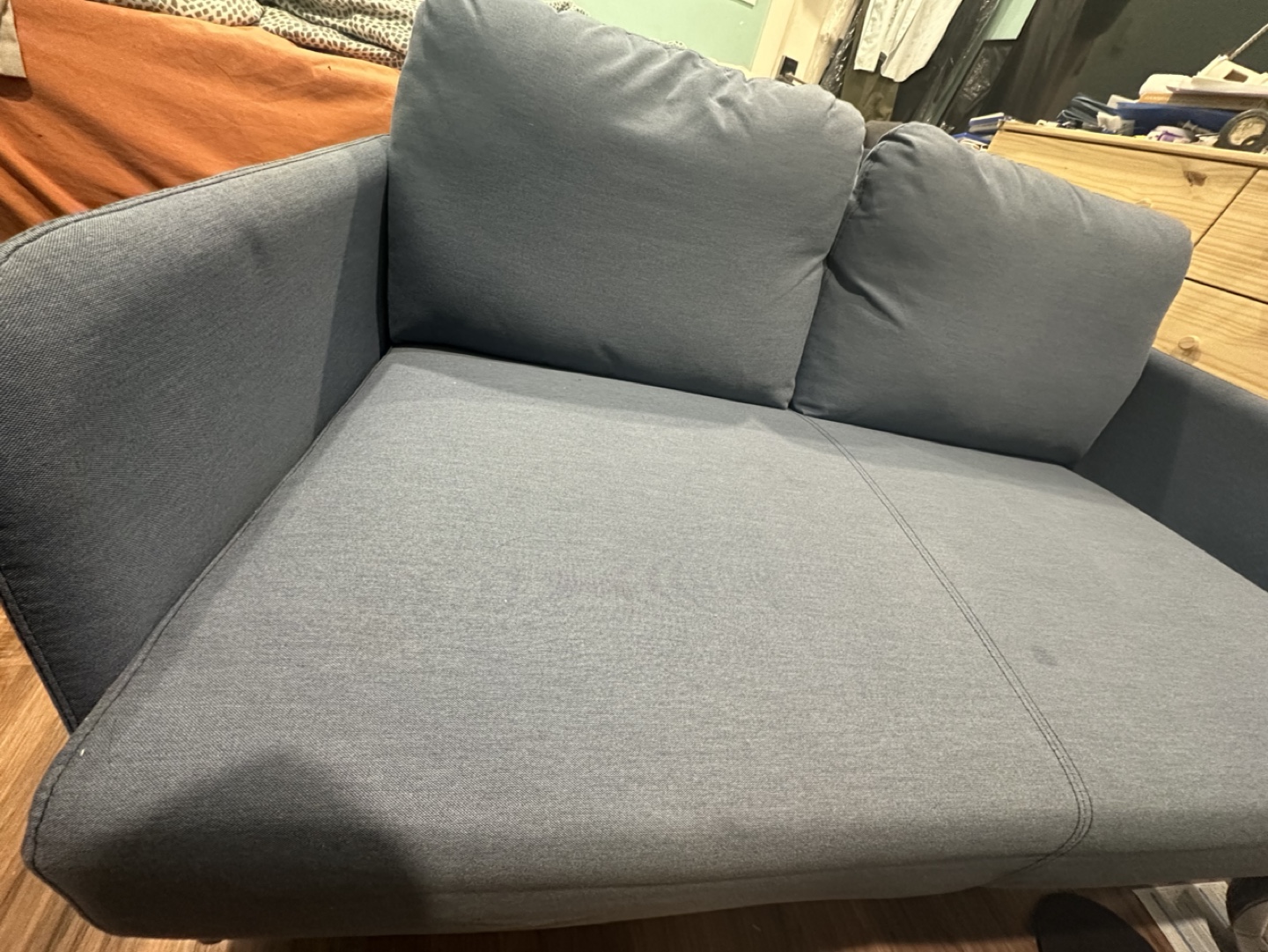 IKEA couch teal color - photo 2