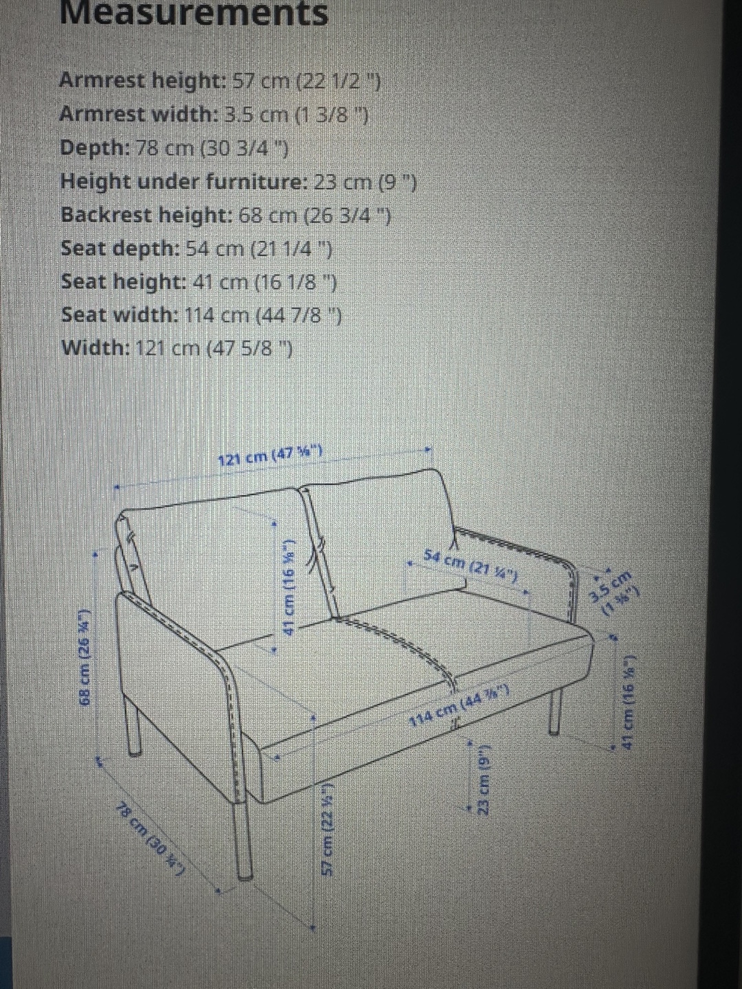 IKEA couch teal color - photo 3