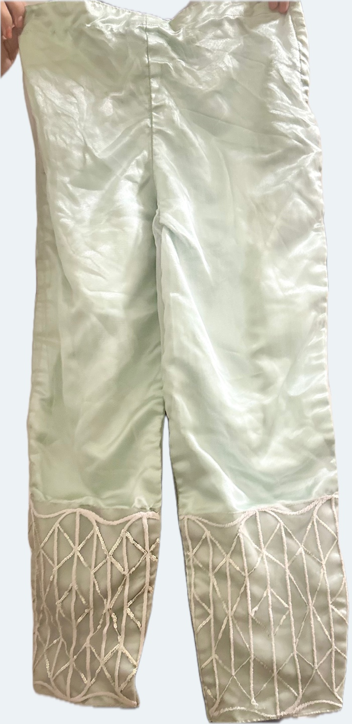 Elegant Mint Green Pakistani Shalwar Kameez Suit - photo 2