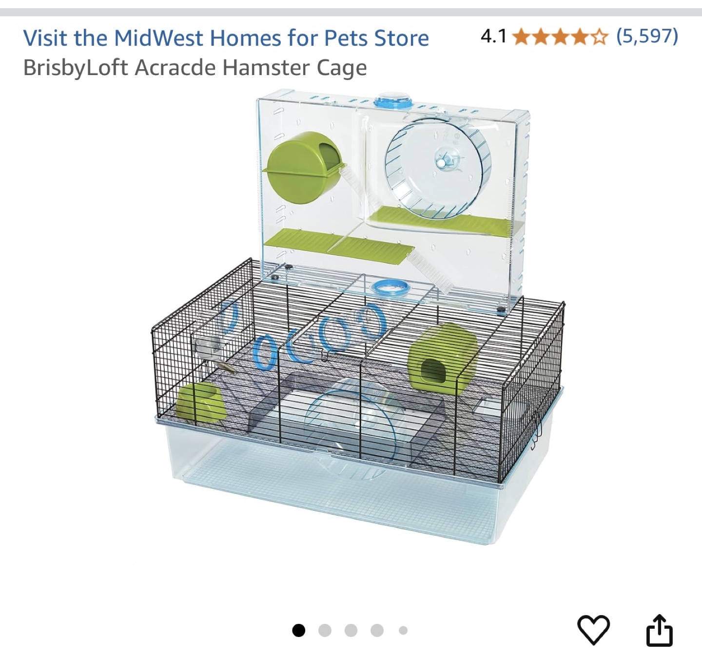 BrisbyLoft Acracde Hamster Cage