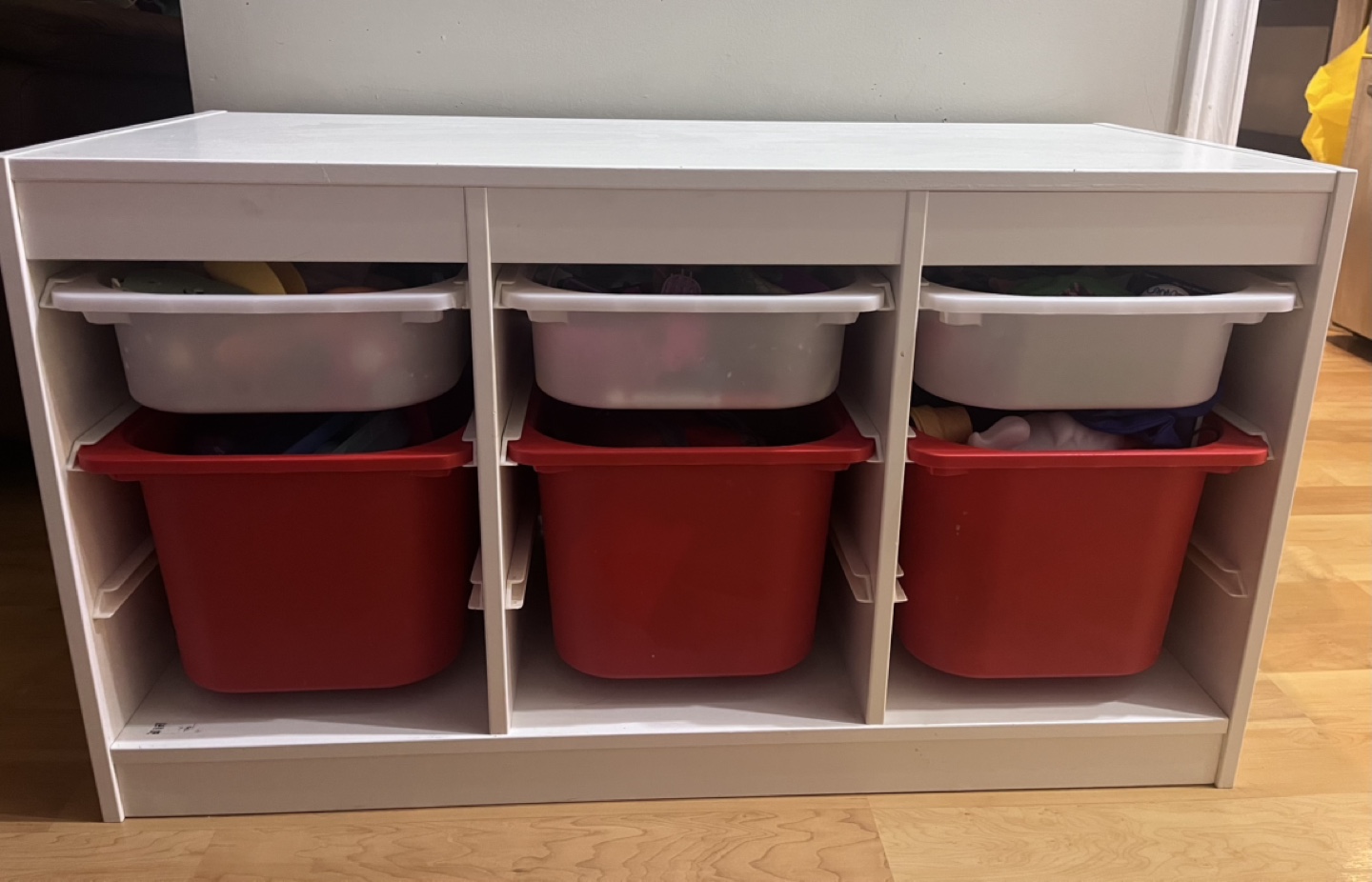 IKEA TROFAST Storage unit with bins (contents not included)