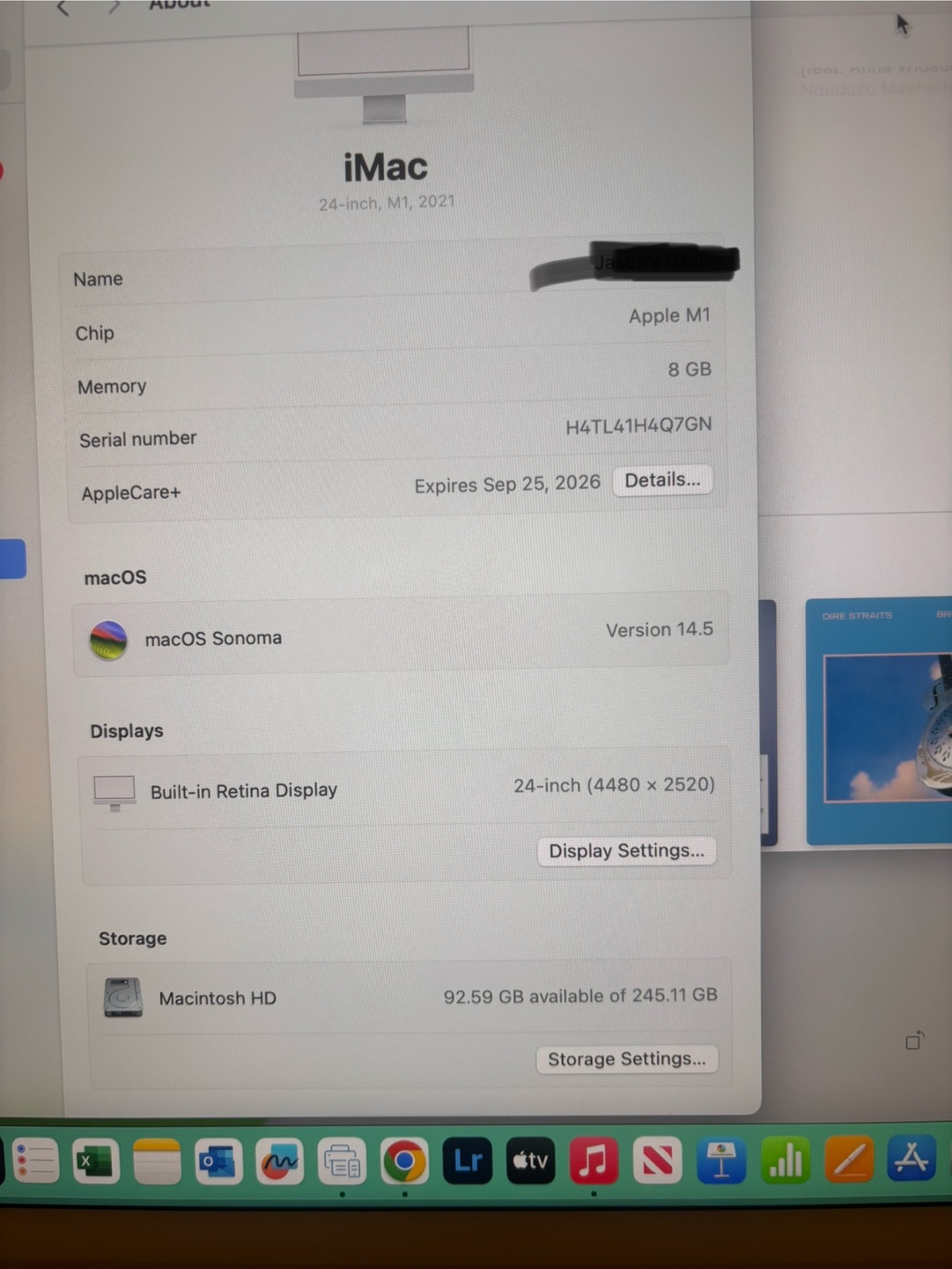 24-inch iMac, 8GB Memory, 256GB SSD, Apple M1 Chip - photo 2