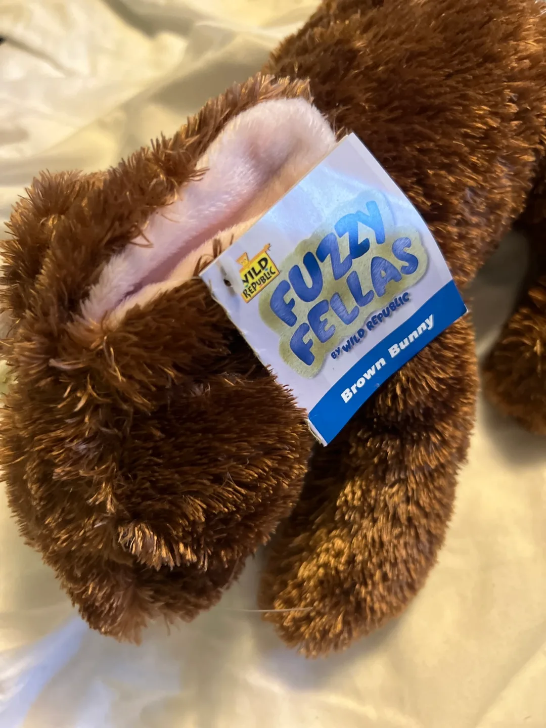 Fuzzy Fellas Brown Bunny Plush Toy image indicator(7)