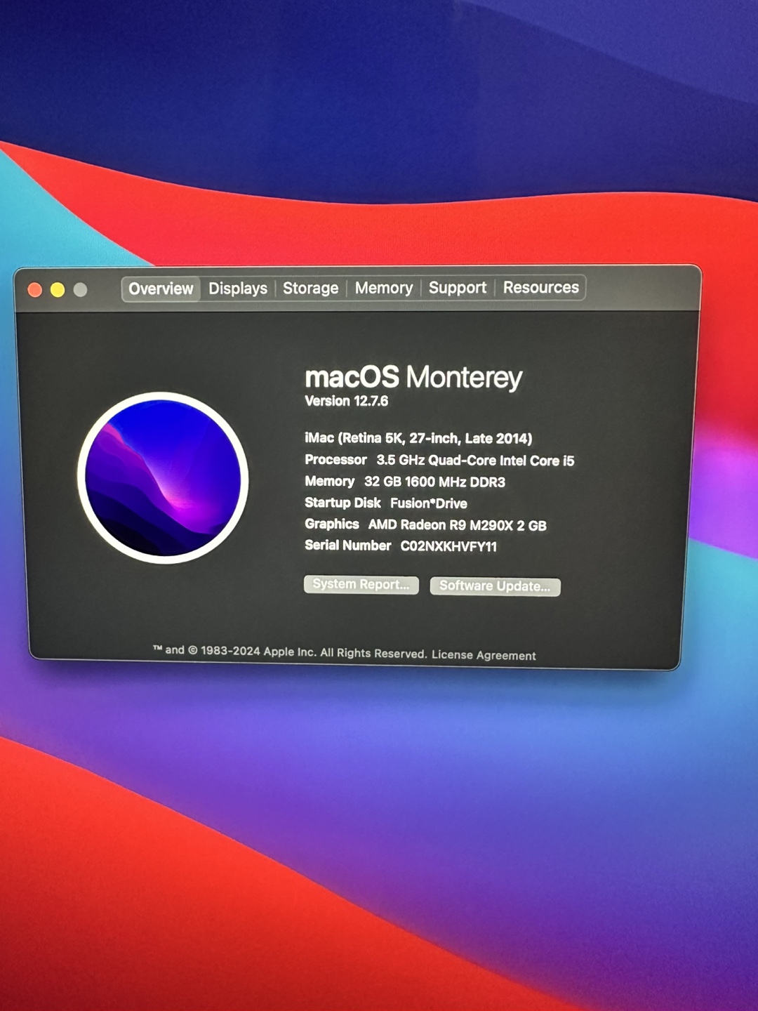 2014 27-inch iMac - 3.5 GHz Quad-Core i5, 32 GB RAM - photo 3