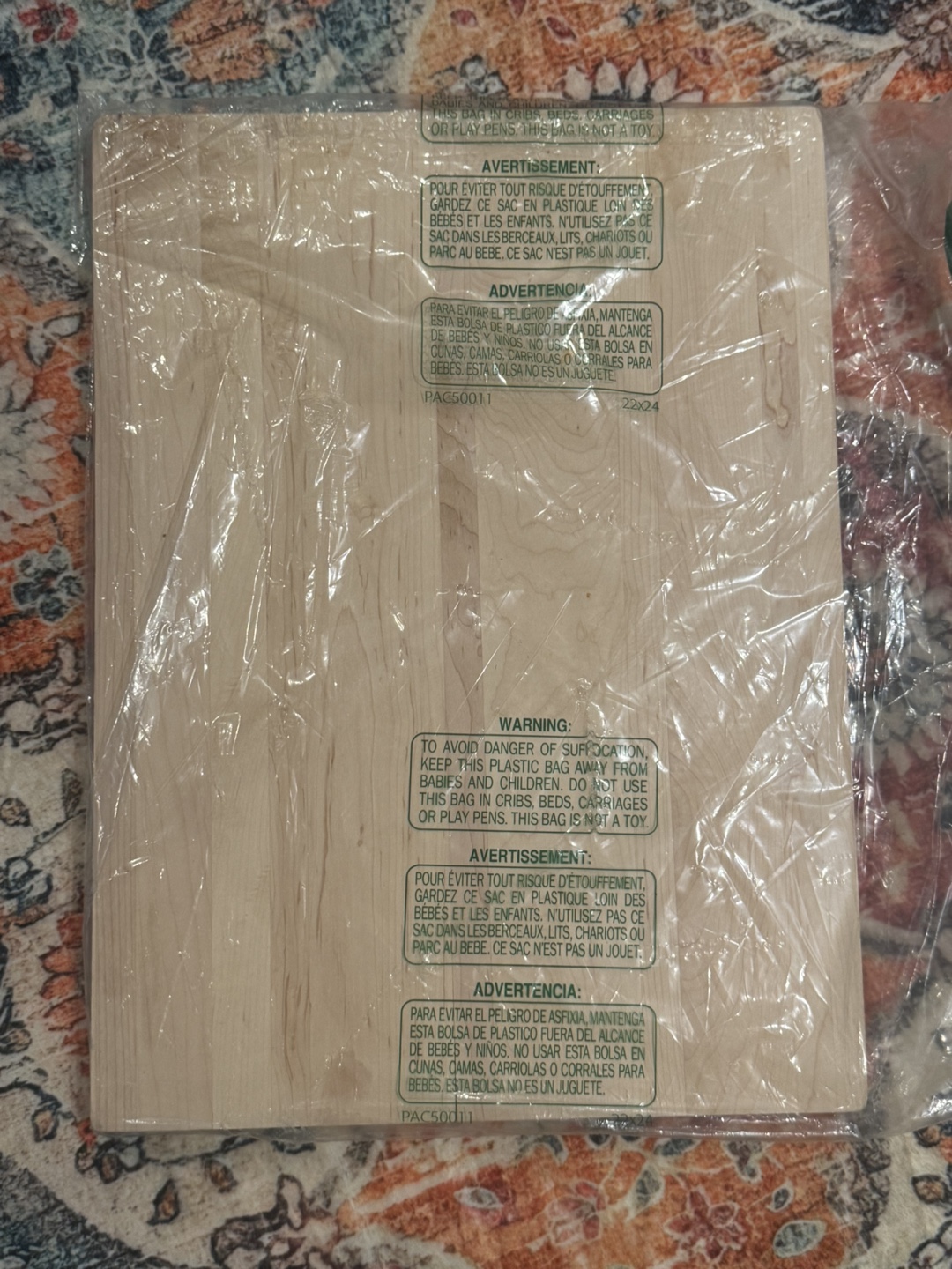 New Wooden Cutting Board