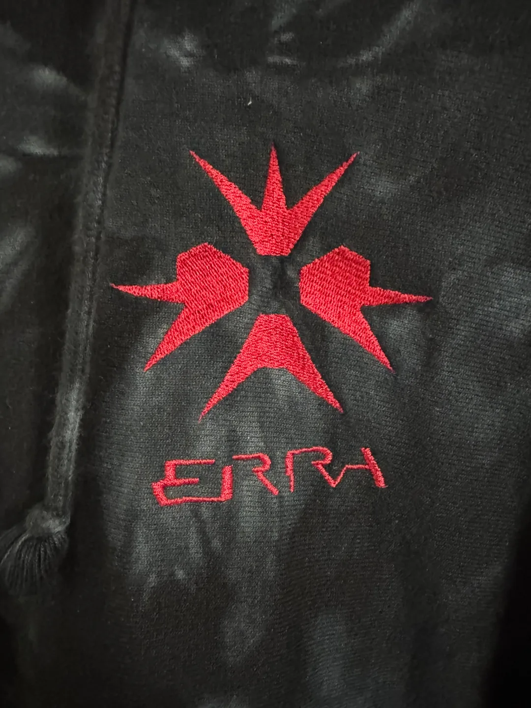 ERRA burst logo embroidered Tie dye Hoodie Champion (XL) image indicator(2)