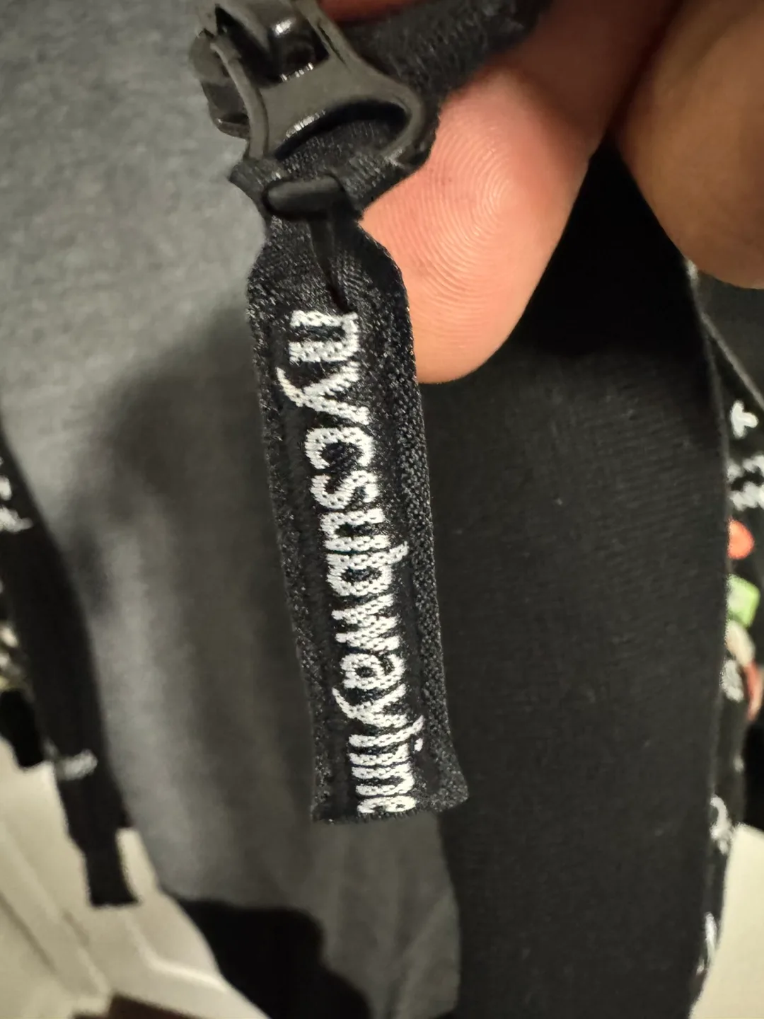 Vintage New York Subway Line AOP Hoodie (XXL) image indicator(7)