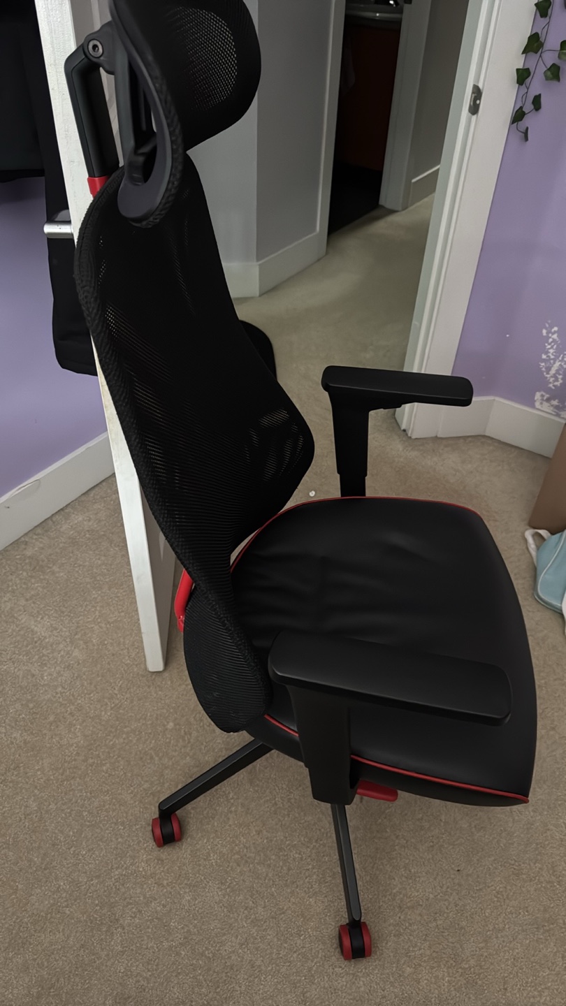 Gaming Chair with Headrest - Disassembled
