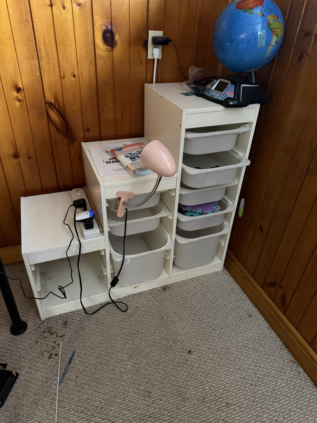 White IKEA TROFAST Storage Combination