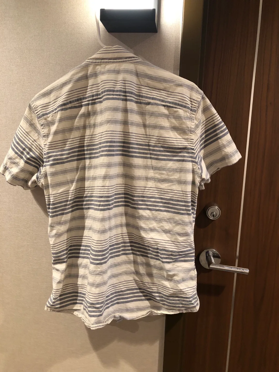 Banana Republic Women’s Short Sleeve Striped Button-Down Shirt image indicator(3)