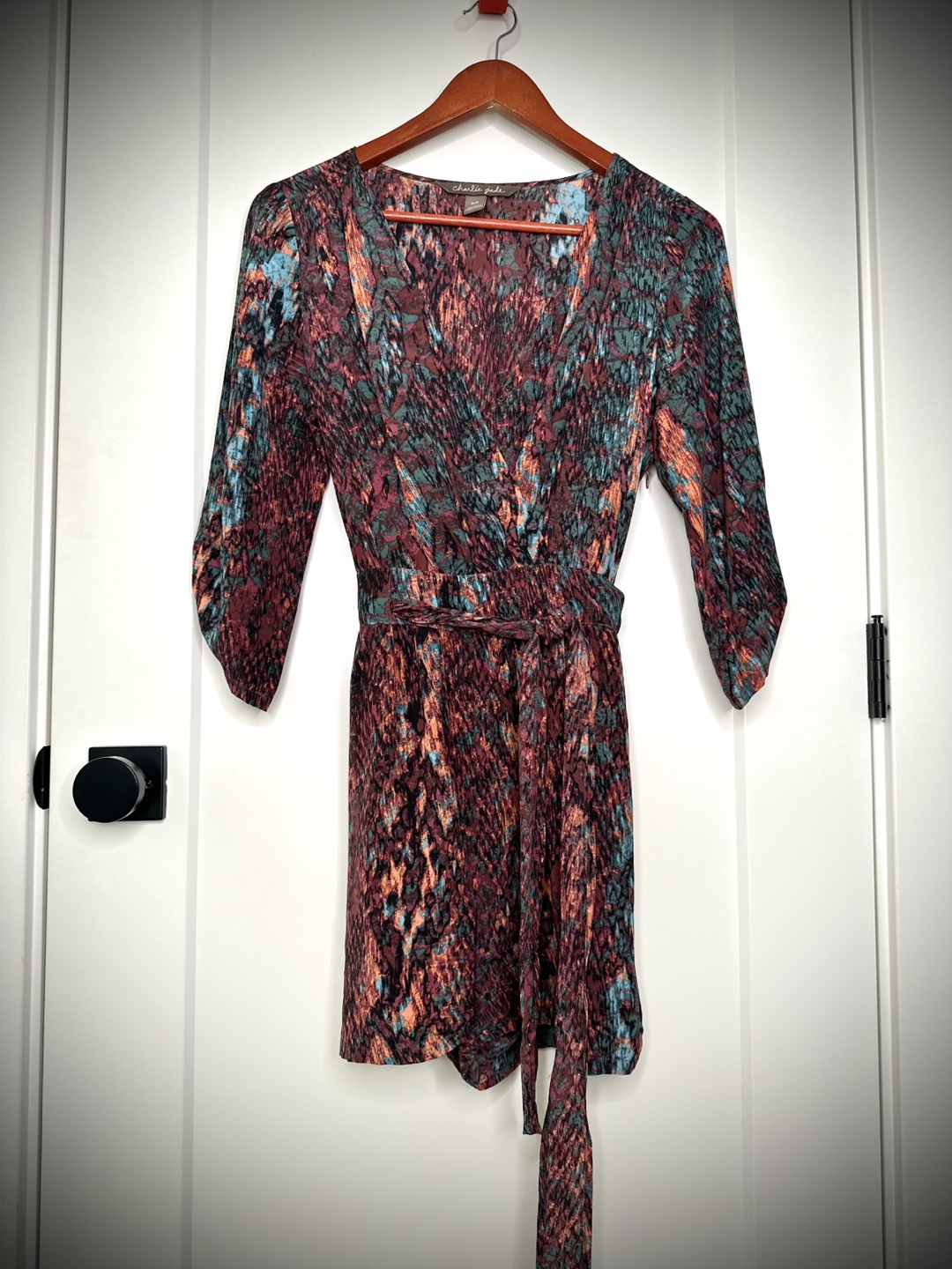 Charlie Jade Abstract Printed Romper 🧡
