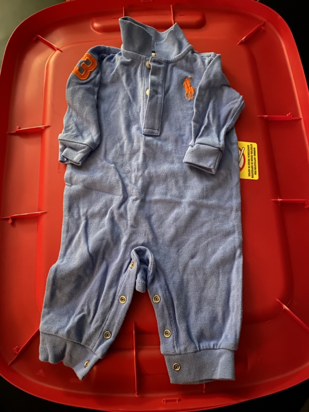 Baby Ralph Lauren Romper, Size 3 Months