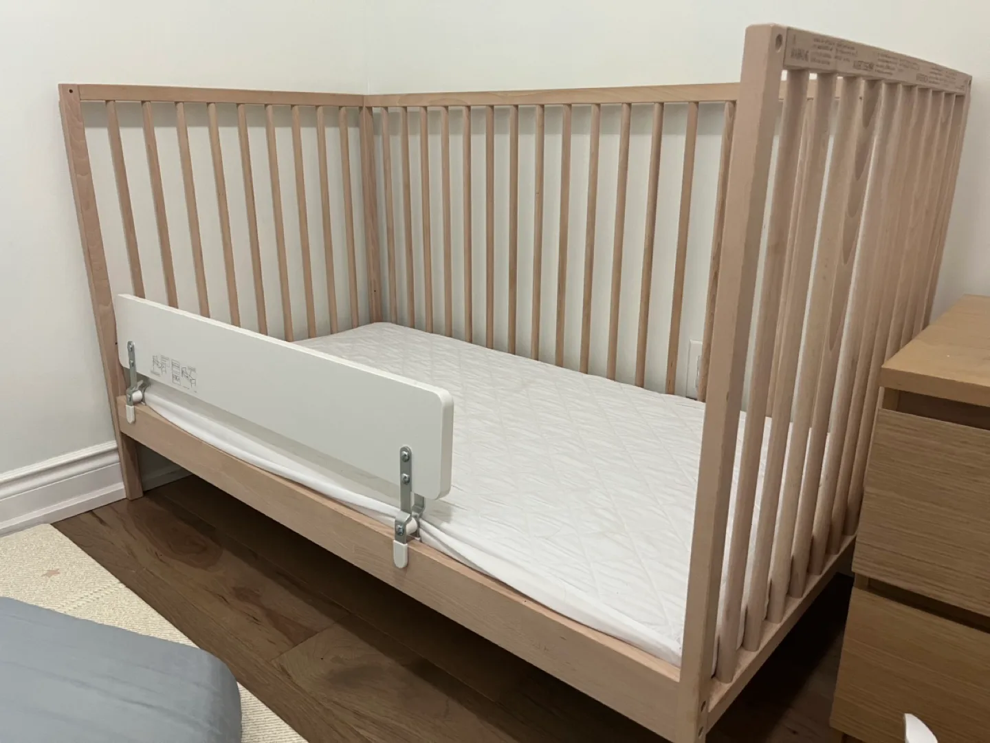 IKEA crib with Guard Rail image indicator(2)