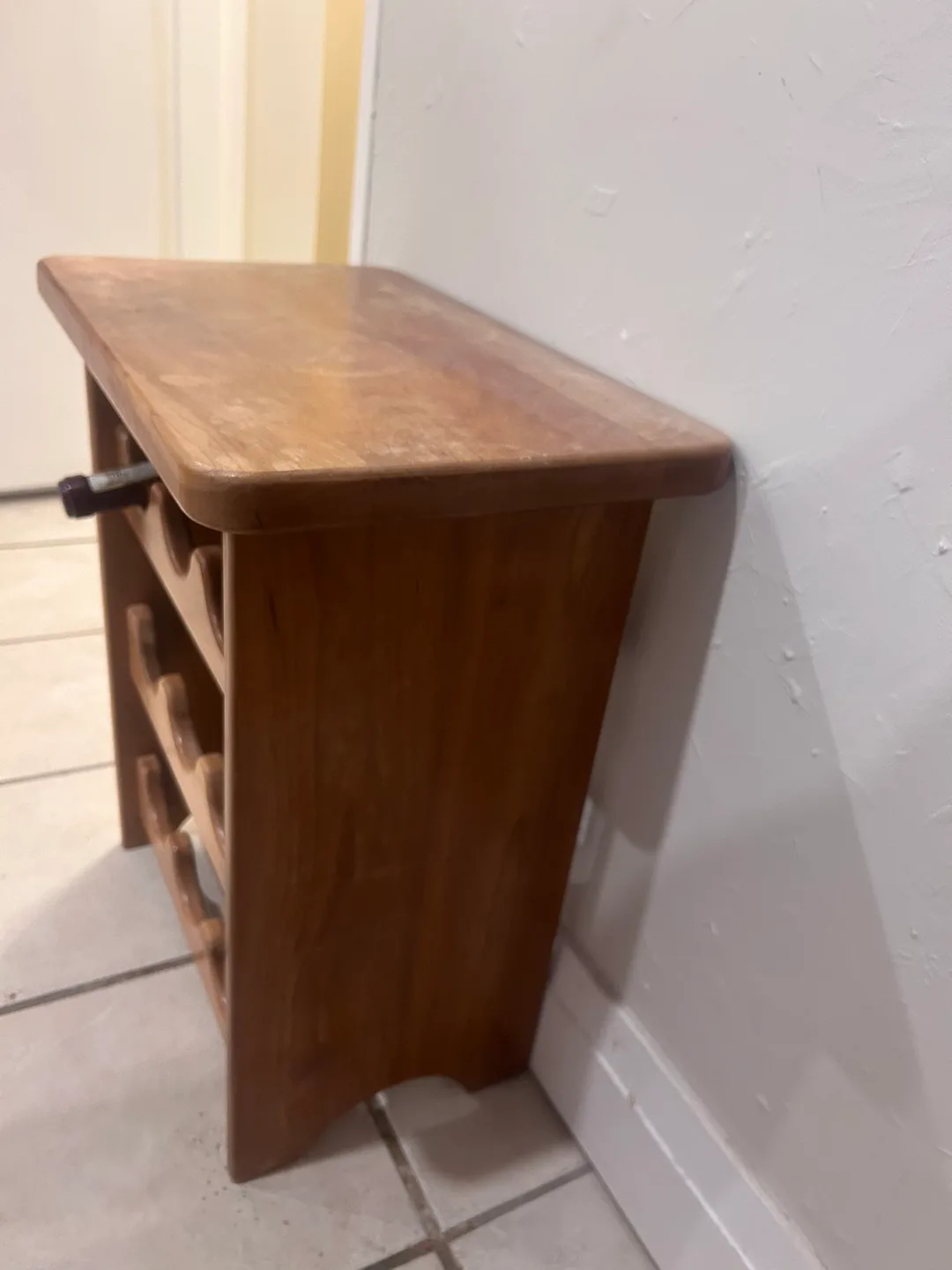 Wooden Wine Rack with Top image indicator(2)