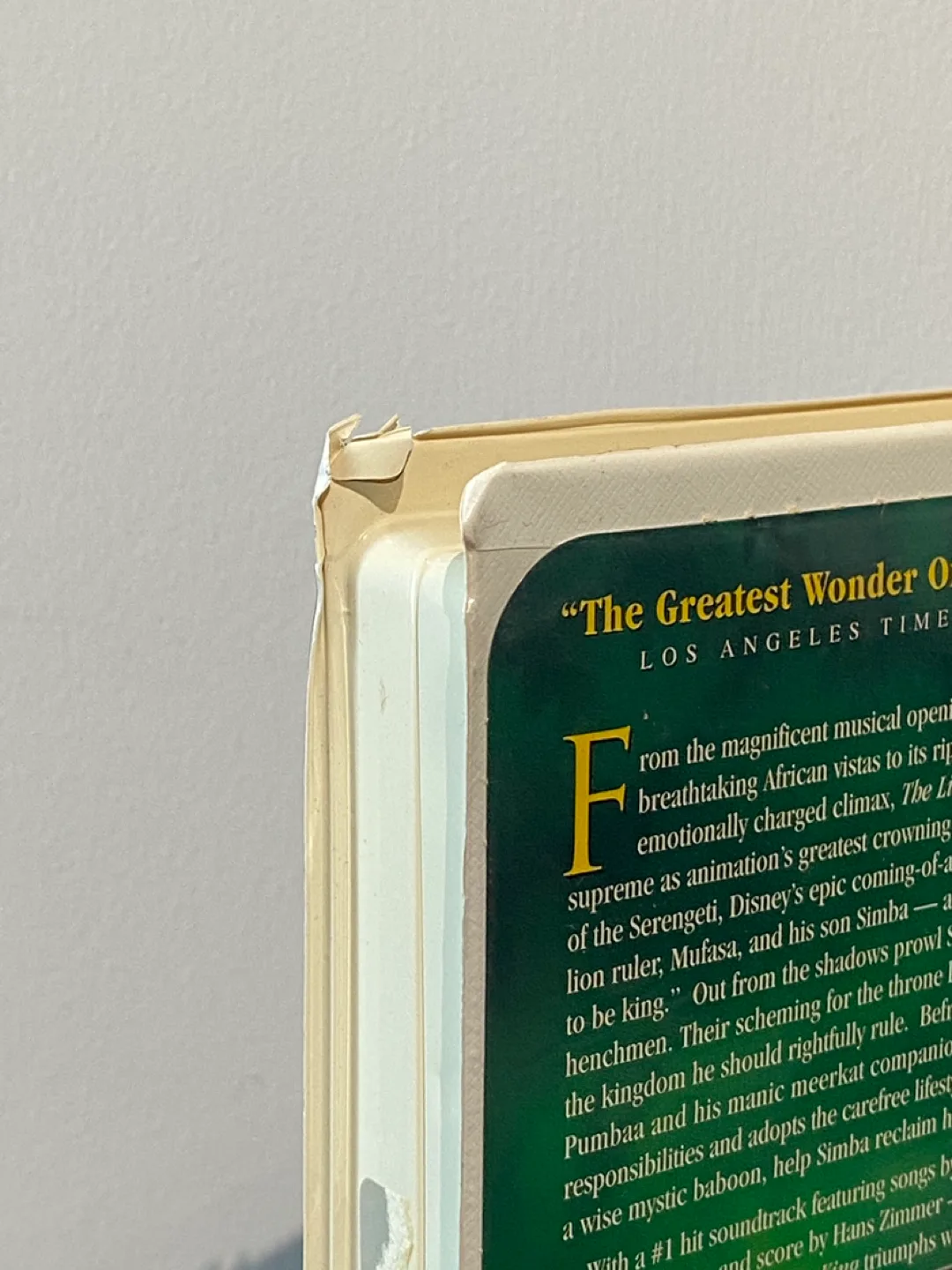 The Lion King VHS image indicator(3)