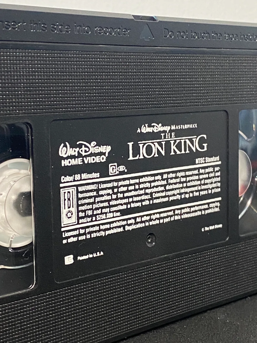 The Lion King VHS image indicator(10)
