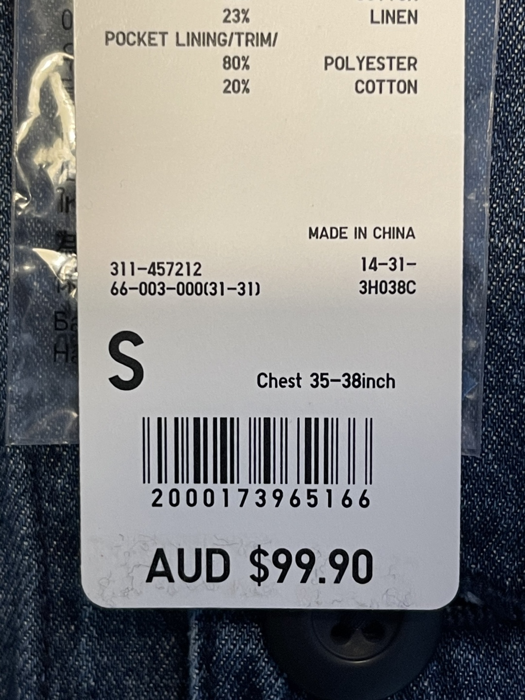 Uniqlo Men's Utility Jacket - Size S - photo 3