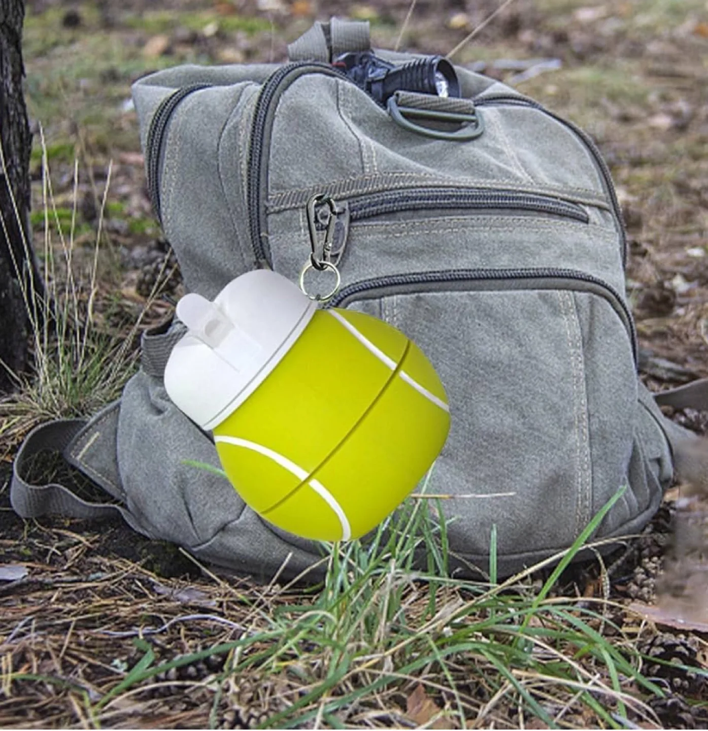 Collapsible Tennis Ball Water Bottle - 550ml image indicator(5)
