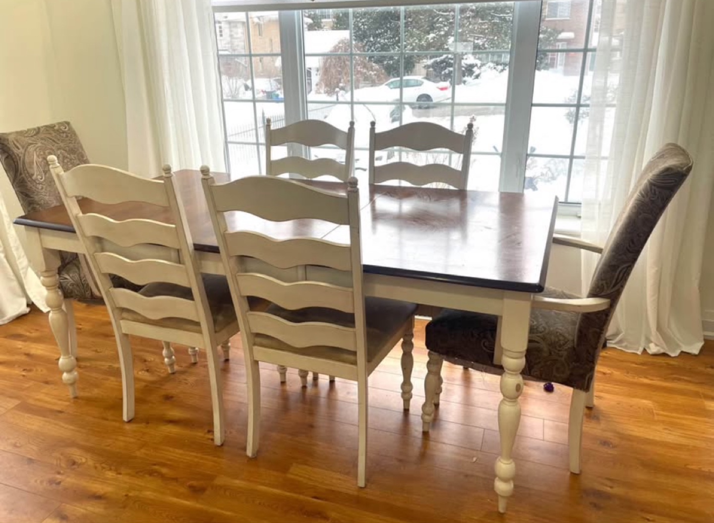 6-Piece Farmhouse Dining Set - photo 3