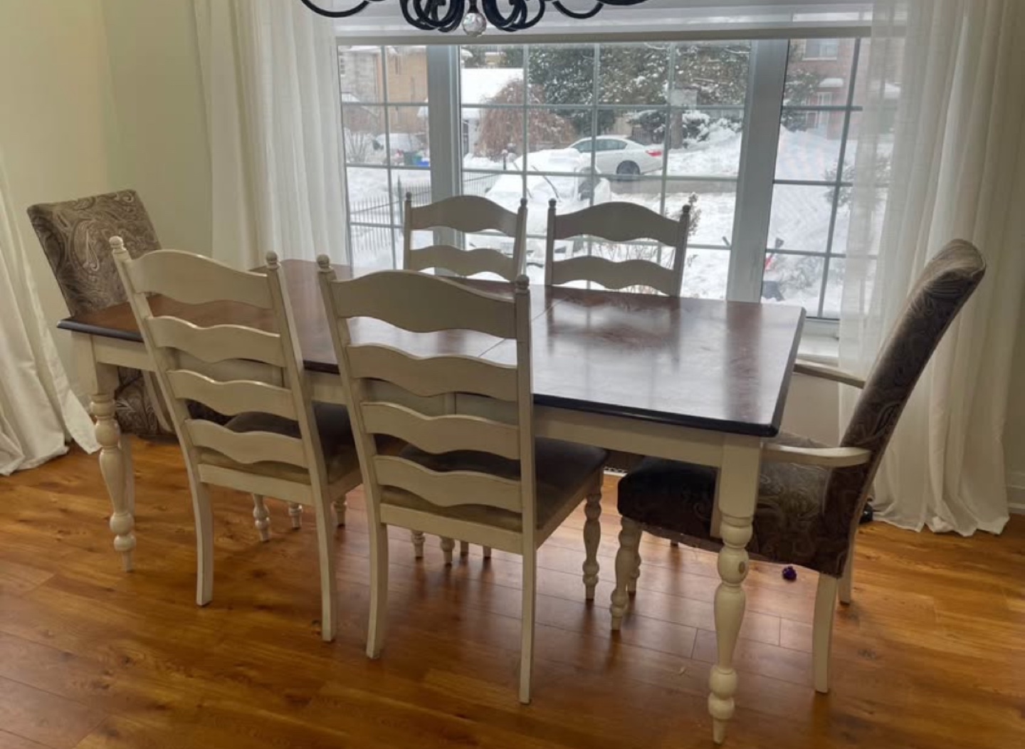 6-Piece Farmhouse Dining Set - photo 2