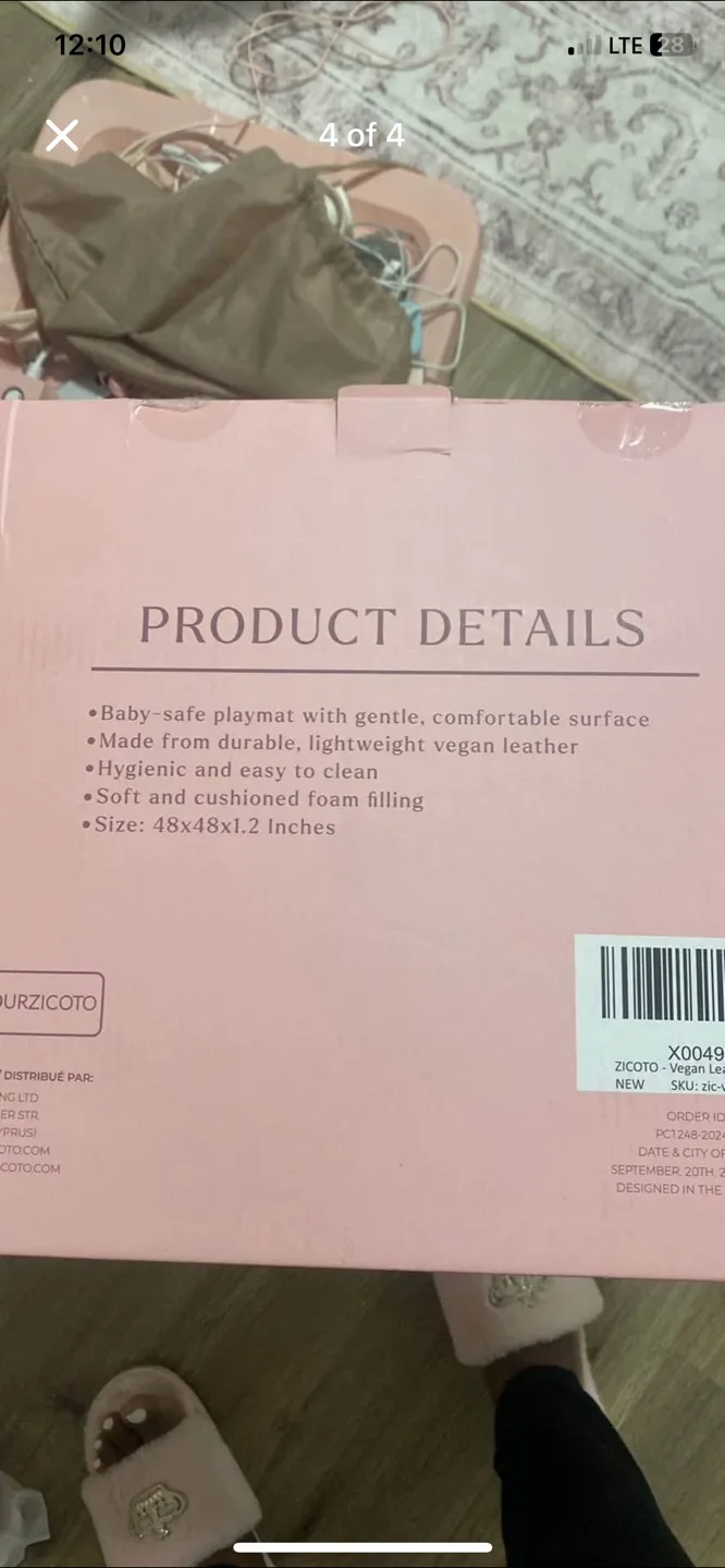 Vegan Leather Playmat - Pink image indicator(3)