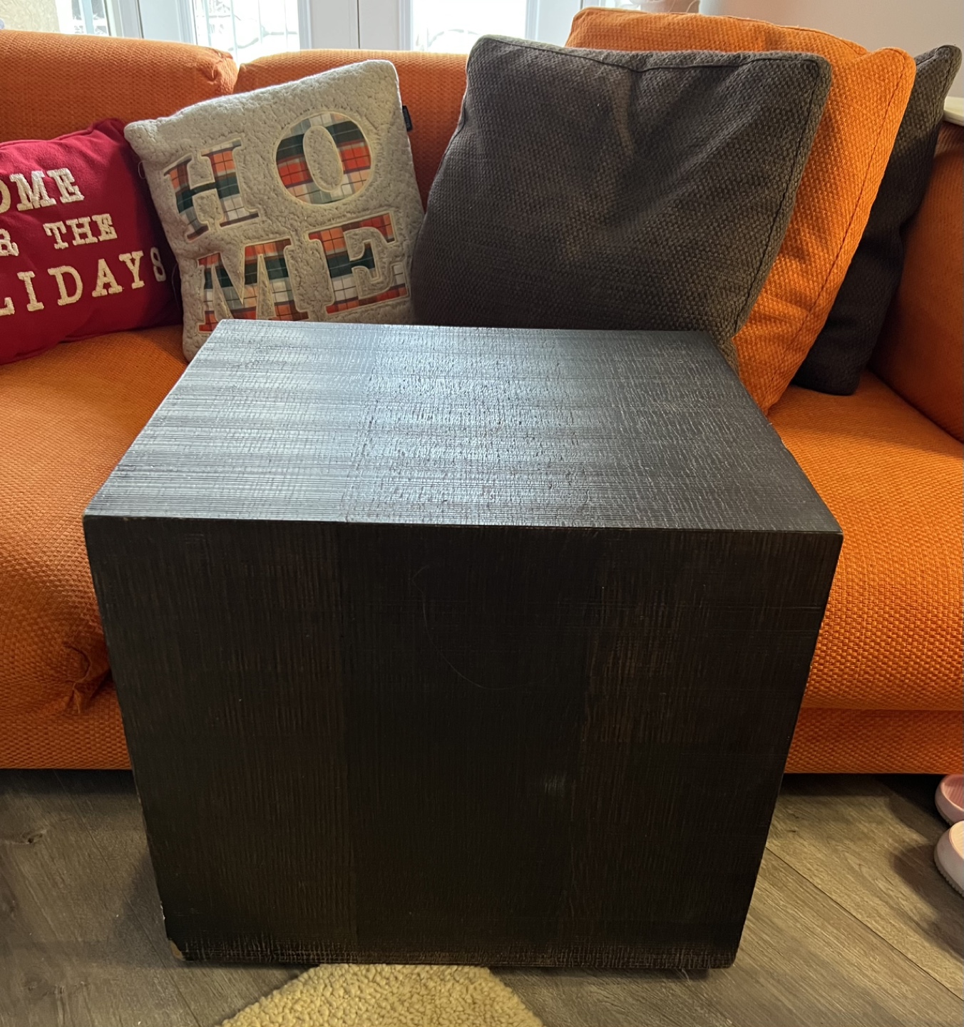 Dark Wood Side Table - photo 2