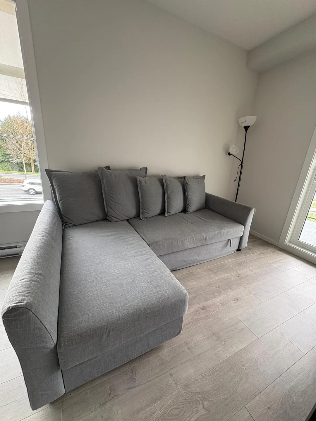 IKEA Corner Sofa Bed - Grey image indicator(5)