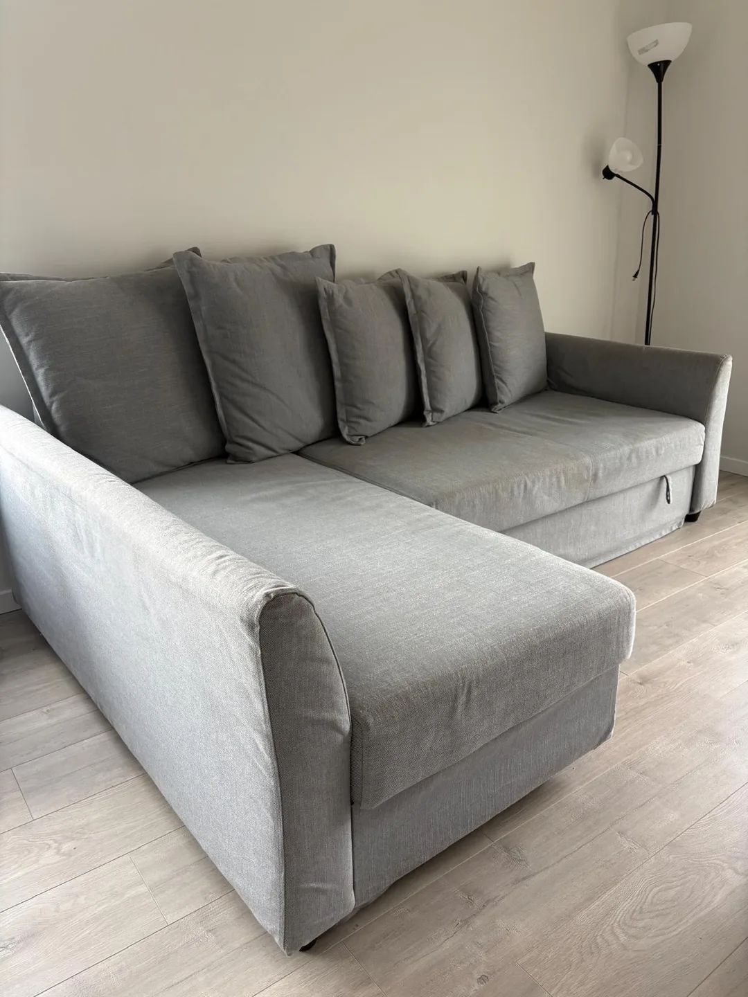IKEA Corner Sofa Bed - Grey image indicator(6)