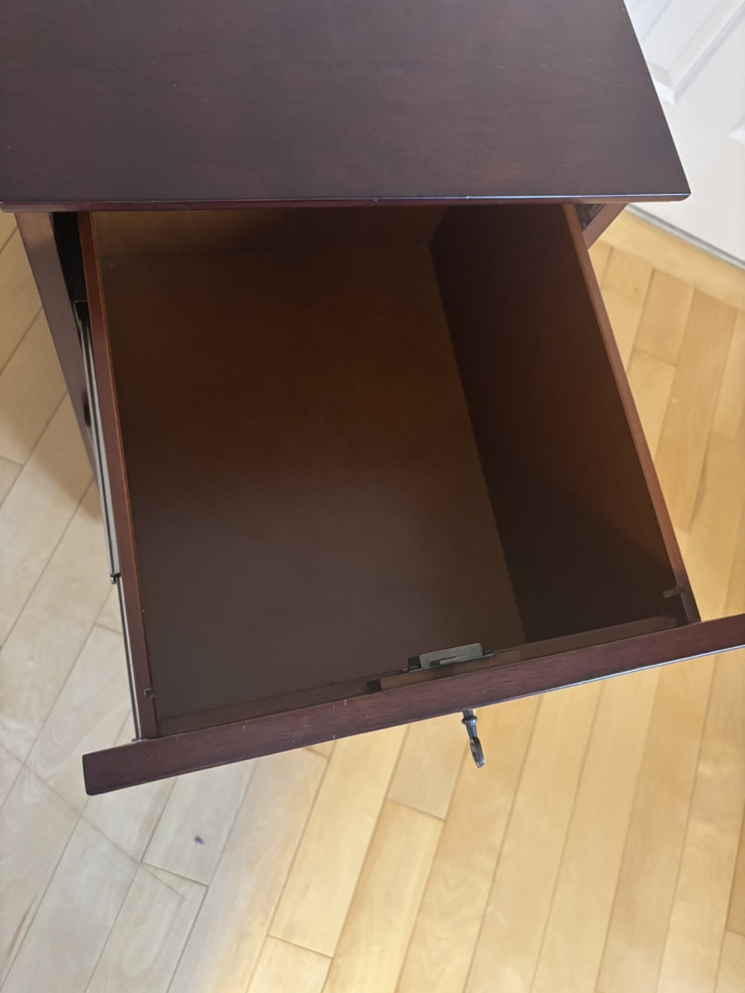 Two-Drawer Wooden Filing Cabinet - photo 2