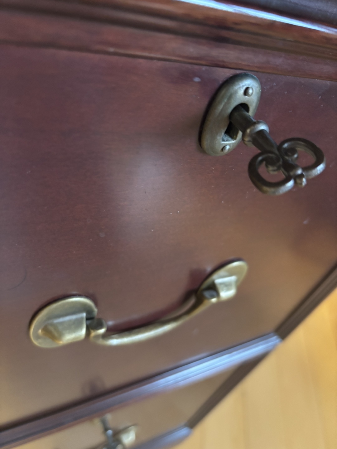 Two-Drawer Wooden Filing Cabinet - photo 4