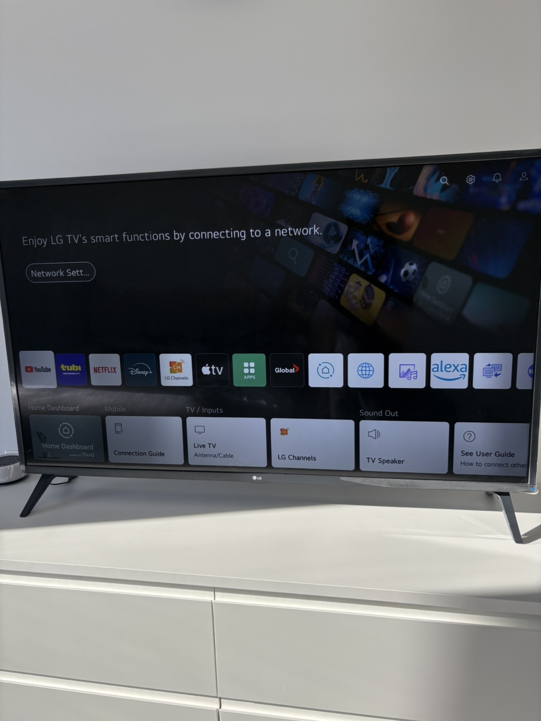 LG UP7560AUD 50" 4K Smart UHD TV with Remote - photo 2