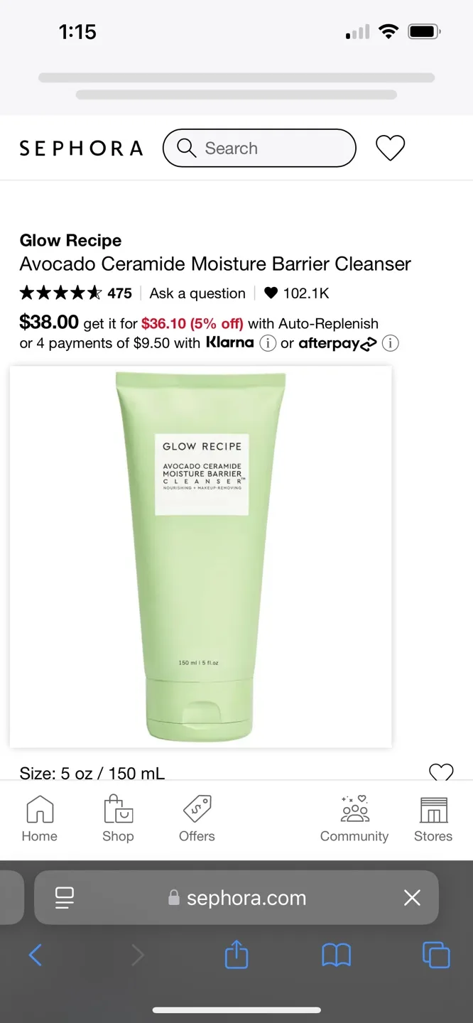 Glow Recipe Avocado Ceramide Moisture Barrier Cleanser image indicator(2)