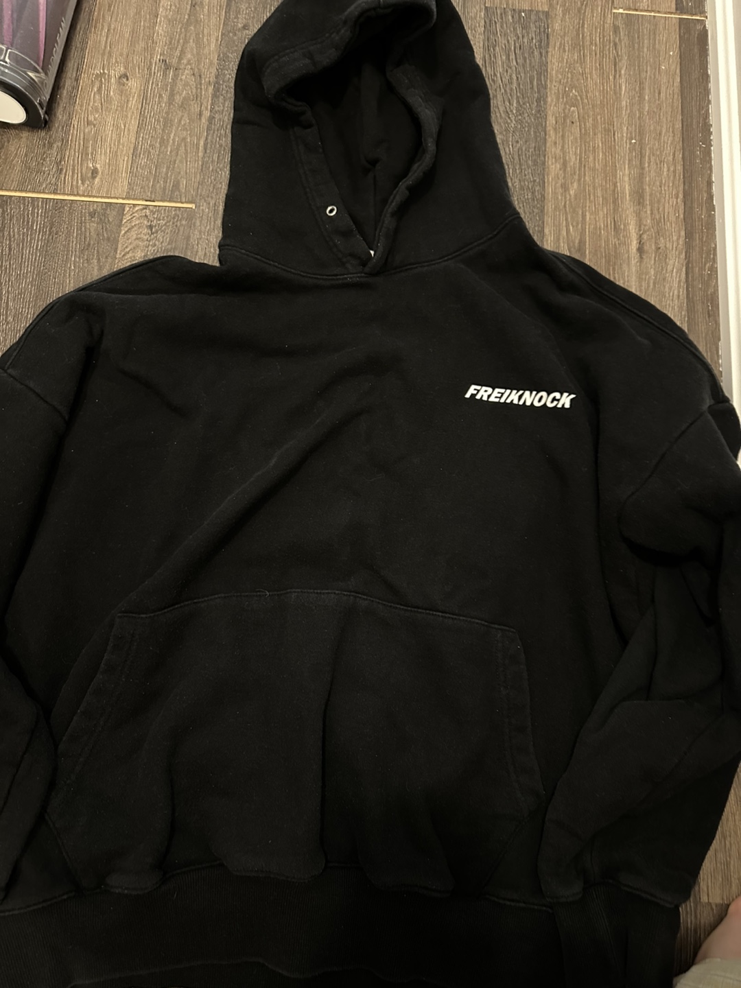 FREIKNOCK Black Hoodie