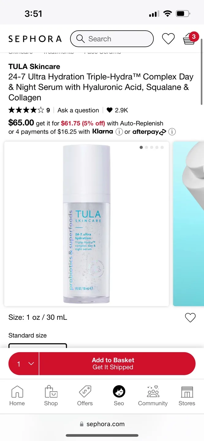 Tula Skincare 24-7 Ultra Hydration Triple-Hydra™ Complex image indicator(2)